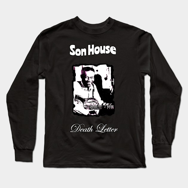 Son House Long Sleeve T-Shirt by CosmicAngerDesign